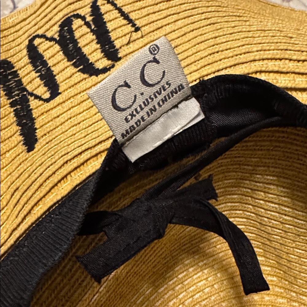 Stylish Tan Sun Hat with Black Band - Picture 6 of 7